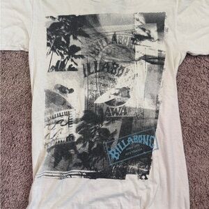 Billabong White Short Sleeve Graphic Tee